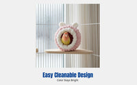 Bird Shelter, Plush Thick Warm Bird House, Winter Sleeping Bed for Budgie, Cockatiel, Lovebird, Parrot, Cleanable, Random Color
