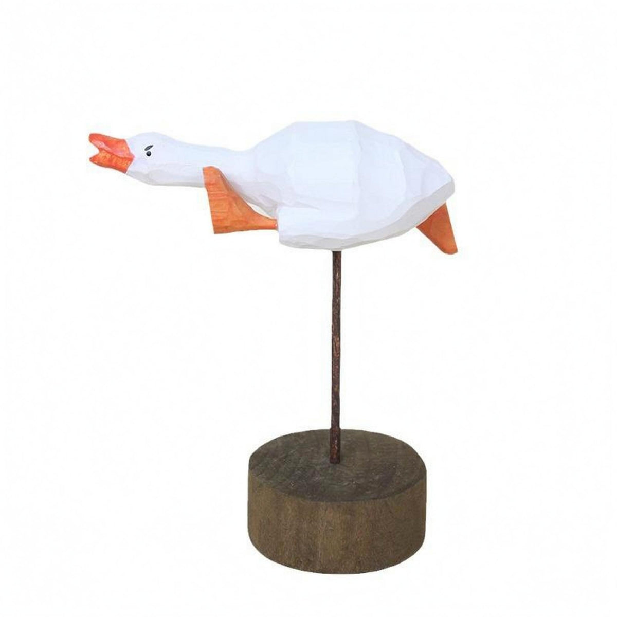 Tabletop Duck Ornament Miniature Duck Desk Piece Rustic