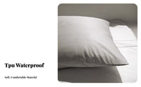 Pillow Core Protection Cover Drool Resistant Pillow Protector Machine Washable Water Resistant Pillowcase for Adults, Allergy Sufferers, Home