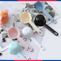 Bincoo Geisha Flower Coffee Bean Measuring Spoon, 10g, Short and Long Handle