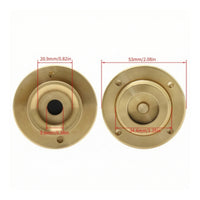 Leak-Proof Inflatable Boat Valve Corrosion-Resistant Brass Air Valve Long-Lasting Marine Accessory Replacement Part for Water Sports