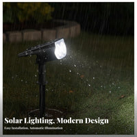 Waterproof Solar Garden Light All-Weather Resistant Solar Light Auto On/deactivate for Lawn, Patio, Pathway