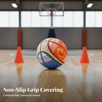 Low Noise Silent Basketball Realistic Feel Quiet Dribble Basketball High Rebound for Children 7+, Beginners, Indoors, Apartment, Dorm Room