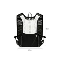 Hydration Vest with Water Tube Outlet Breathable Running Backpack Vest Hydration Backpack Lightweight Bag Adjustable for Runners