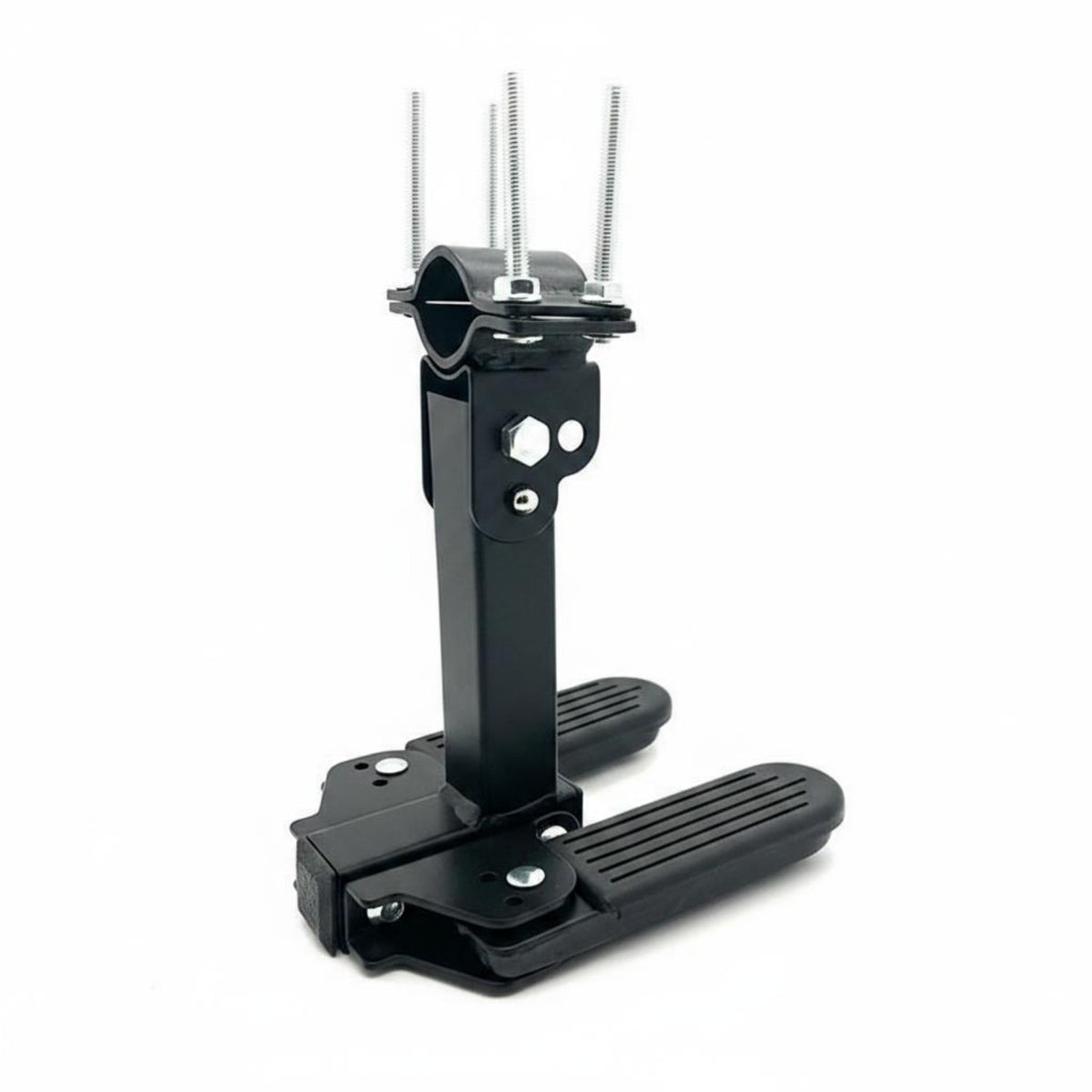 Space Saving Folding Bike Foot Peg Easy to Install Electric Bike Footrest Sturdy Foldable Footrest Long-Lasting for Ride Sharing, City Riding