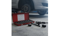 35 Pieces Drive Impact Socket Set Full Length Drive Socket Set with Metal Case Heavy Duty Tools for Automotive Repair