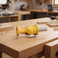 Handrail Molding Router Bits 1/2 Inch Shank Handrail Router Bit Carbide Tipped Tool for Woodworkers, Carpenters, Woodcraft, Cabinet Making