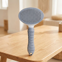 Cat Brush and Pet Hair Remover for Dog Grooming, Metal Dog Brush and Cat Comb for Small Medium Pets, Gentle on Skin, Plastic Handle Flea Comb