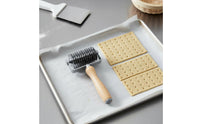 Pastry Lattice Cutter Stainless Steel Pastry Lattice Roller Smooth Rolling Pie Crust Cutter for Home Cooks, Bakery, Pizzeria