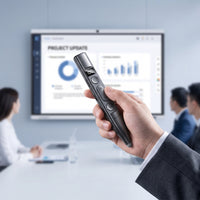 Wireless Presentation Device with Laser Pointer Portable Presentation Device with Laser Pointer Slim Pen Speaker Compact for Teachers, Presenters, Speakers, Classroom