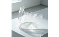 Clear Helmet Visor Easy to Replace Face Cover Replacement Curved for Motorcyclists