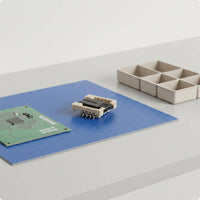 Hinged QFN8 Test Socket Insulating Housing QFN8 Test Point Socket Metal Contacts Electronic Parts Compact for Chip Testing, Code Loading