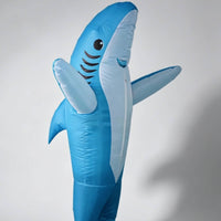 Dorsal Fin Full-Body Shark Suit Wearable Inflatable Shark Costume for Adults, Entertainment