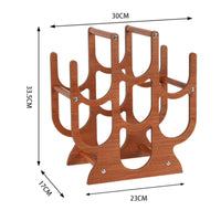 7-Bottle Beverage Rack Multi 3 layers Bottle Beverage Rack Freestanding Household Organizer for Bar