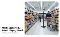 Floor Advertising Stand Cost-Effective Freestanding Poster Stand for Shop Owners
