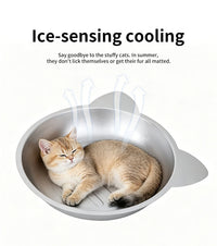 Aluminum Cat Cooling Bed, Summer Cat Ice Den Pet House