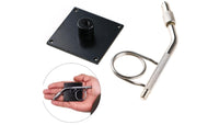 5 Pieces Fly Tying Vise with Tool Kit Detachable Fly Tying Vise with Base Stable for Beginners