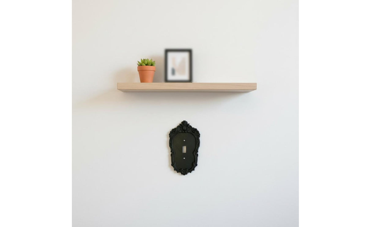 Ornate Light Switch Cover Easy Installation Ornate Frame Faceplate Matching Screws Included Classic Frame Switch Cover for Goth Enthusiasts