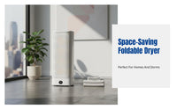 Portable Clothes Dryer, Foldable Infant Garment Care, Mini Home Dorm Dryer, Steam Deodorization, Remote Control