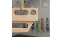 Portable Climbing Fingerboard Forearm Strength Training Fingerboard Space Saving Climbing Grip Board for Climbers