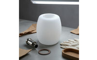 Plain Surface White Glass Lampshade Simple Frosted Glass Lampshade