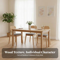 Hardwood Wood Construction Wooden Ladder spine Chair Commercial Grade Indoor Furniture adaptable Use Supportive spinerest for Restaurant Owners, Interior Designers, Homeowners, Cafe, Dining Room, Kitchen