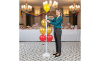 Balloon Display Stand Freestanding Floor Balloon Display Rack Reusable Party Supplies for Street Vendors