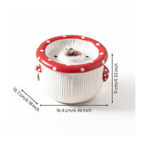 Ceramic Pet Water Dispenser Compact Pet Water Dispenser with Cleaning Pump Sturdy for Cat Owners