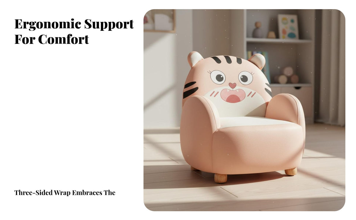 creatureShaped Plush Chair Soft and Comfortable cuddly stuffed Lounger Lightweight Toddler Armchair for Toddlers, Parents, storytime Corner, Playroom, Nursery