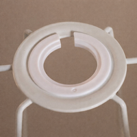 PVC E14 to E27 Adapter for Home Lighting, 32*5mm E14 Bulb Adapter with No Brand Markings, DIY Lighting Conversion, Single Adapter Converter Unit
