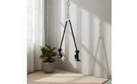 Anti-Slip Texture Tricep Pulldown Rope Heavy Duty Double Grip Rope Handle for Gym