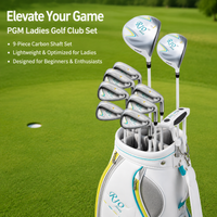 9 Golf Clubs Set for Men, Beginner Friendly Golf Club Package with Driver, Hybrid, Irons, Putter & Bag