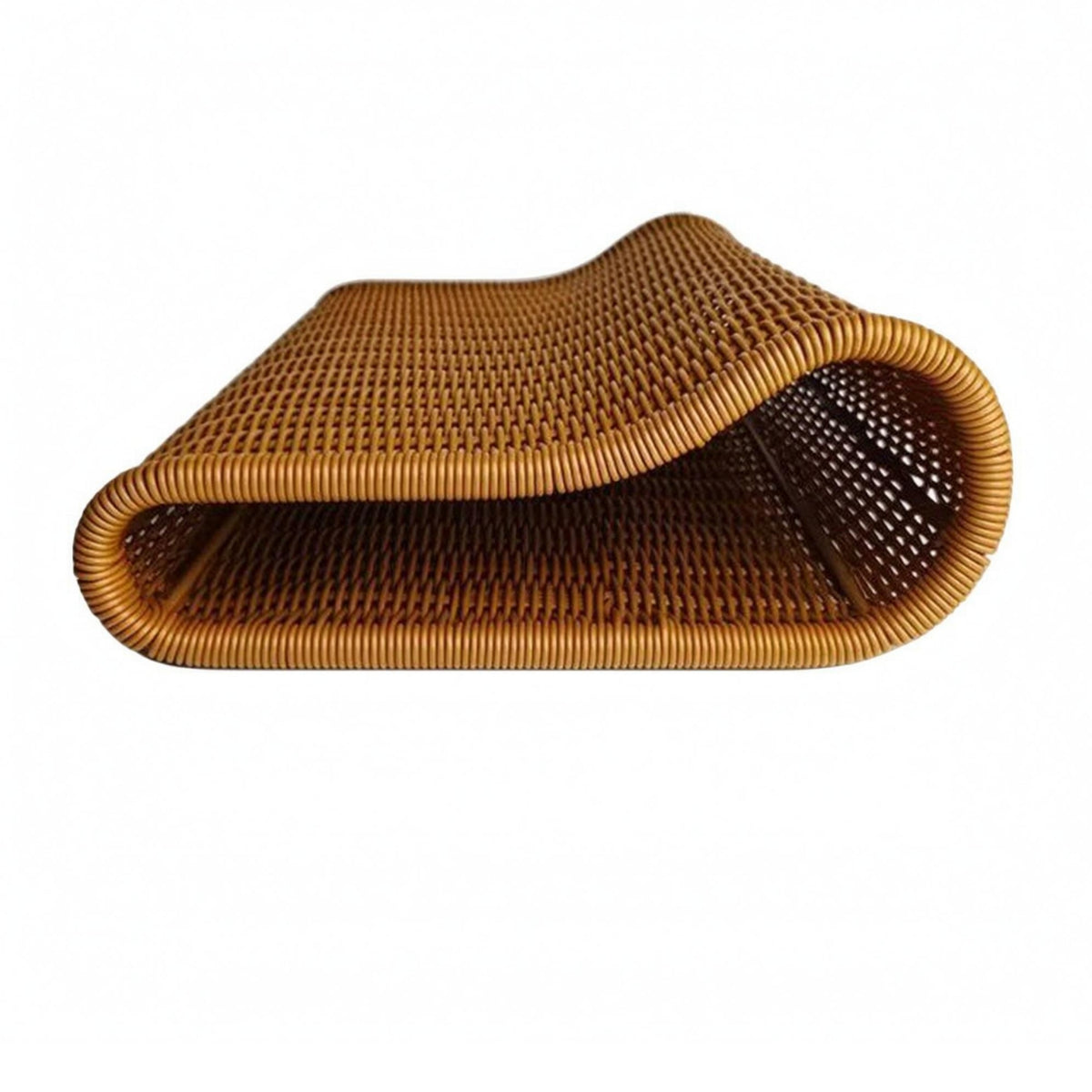 Rattan Neck Pillow Breathable Woven Neck Pillow Textured