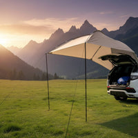 Car Rear Awning Portable Vehicle Rear Awning Trunk Sunshade Cover Rainproof Hatchback Sun Shade Protection for Tailgating