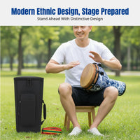 Mechanical Tuning African Drum, Hand Drum, Lightweight, Portable, For Music Performance & Teaching