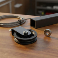 DIY Friendly Silent Pulley Wheel Effortless Operation Silent Cable Pulley Long-Lasting and Wear-Resistant Weight System Traction Wheel Heavy Duty