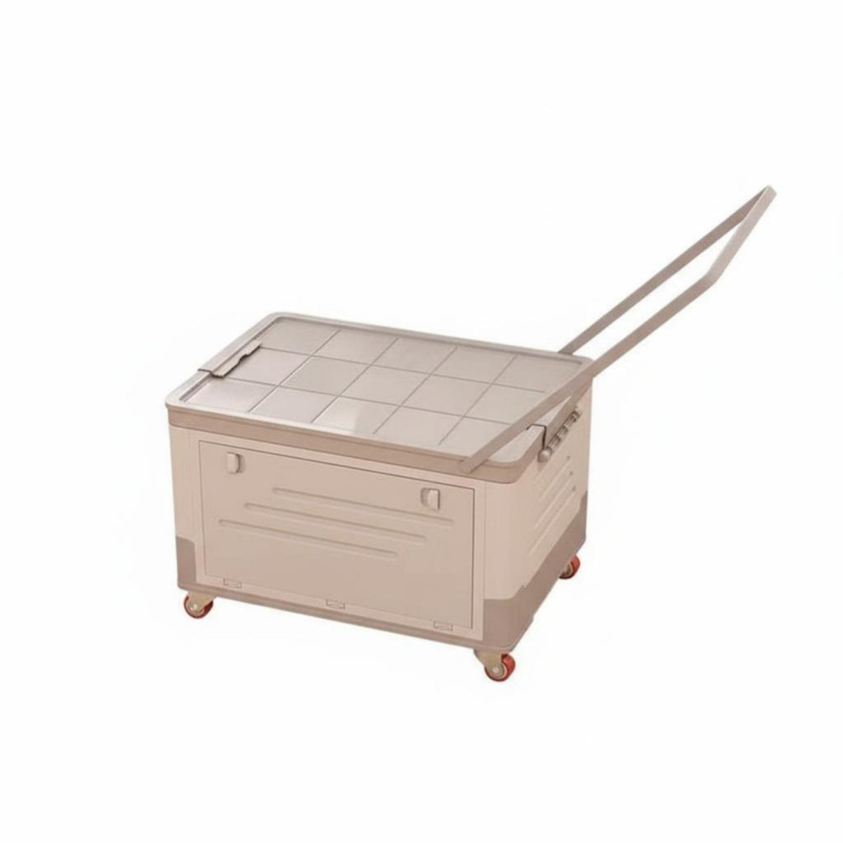 Foldable Trolley Bin With casters Mobile Book Box Large Capacity for Classroom