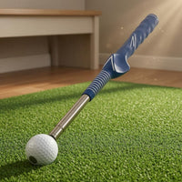 Ball-Shaped Head Telescopic Golf Practice Aid Portable Golf Swing Practice Aid Sturdy Construction Training Club Easy to Use