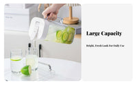 Large Capacity Water Jug Leak-Resistant Large Capacity Drink Pitcher Airtight Seal Leakproof Beverage Container