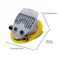 Pedal Air Pump Easy to Use Pedal Inflator Bidirectional Foot-Operated Air Pump for Boating
