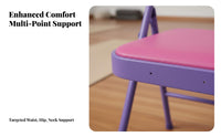 Foldable Iyengar Mind-Body Chair Non-Slip Folding Mind-Body Chair Space Saving Pilates Auxiliary Stool Multi-Functional for Yogis, Beginners, Home Gym