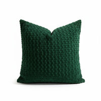 Textured Corduroy Pillow Cover Soft Texture Zipper Soft Bubble Knit Pillow Cover for Sofa, Bedroom