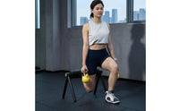 Stable Leg Training Device Ribbed Foot Exercise Roller Compact Three-Legged Leg Roller Metal