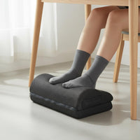Under Desk Footrest High Resilient Foam Office Foot Rest Cushion Anti-Slip Bottom Adjustable Height Footrest