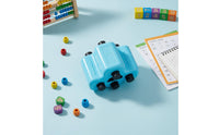 Reusable 4-in-1 Arithmetic Stamp Refillable Ink Addition Subtraction Question Roller Educational Toy for Students