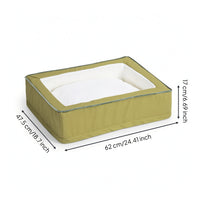 Rectangular Cat Bed Structured Cat Bed with Cushion Cozy for Small Pets, Indoor