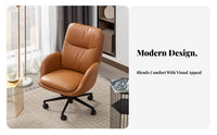 Modern design Highrear Managerial Chair 360-Degree rotate Office Furniture Thickly Padded pad Workplace Seating Ergonomic Design for Managerials, Remote Workers, Students, Workstation, Study Room