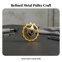 Rear Derailleur Pulley Steel Bearing Cycle Guide Wheel Bike Pulley Wheel Wide Compatibility Bike Guide Wheel Sealed