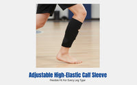 Adult Calf Support Sleeve, Sports Leg Guard, Adjustable Neoprene, Cycling, Court Game, Athletic Sports