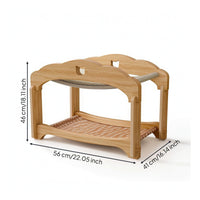 Two-Tier Cat Bed Two-Level Cat Bunk Bed Sturdy Furniture for Living Room